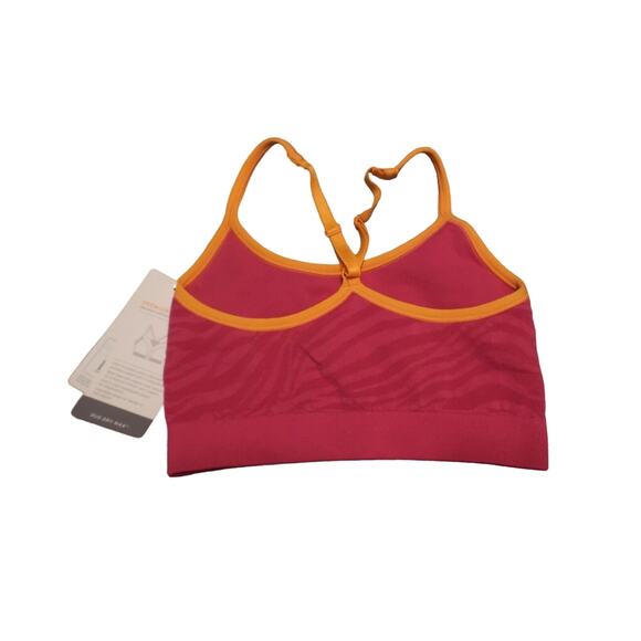 C9 Champion Premium Max Performance Pizzazz Pink Zebra Sports Bra Top Sz.XS - Picture 2 of 3